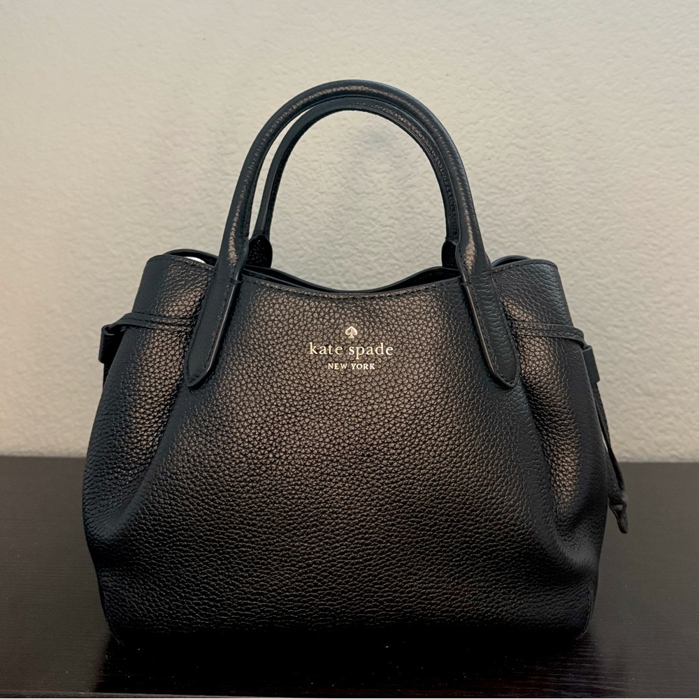 Kate Spade Small Black Leather Handbag/Crossbody